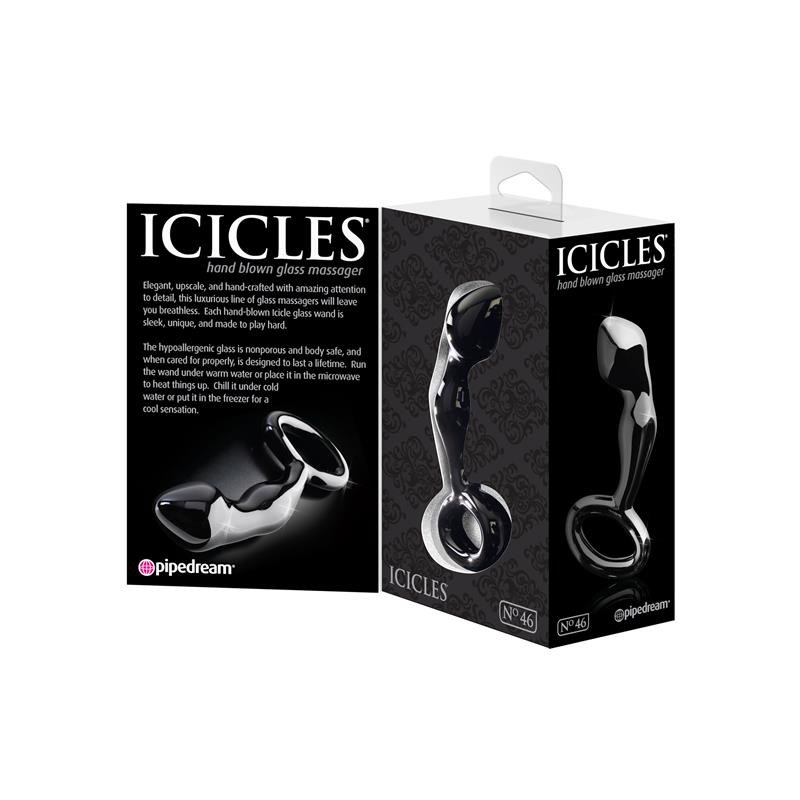 Tapón/Buttplug Icicles 46 Negro