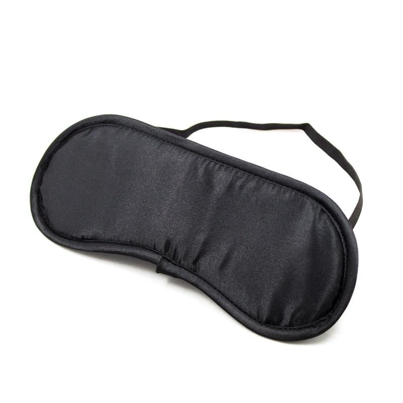 Blindfold Black Satin